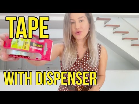 Scotch Heavy Duty Shipping Packaging Tape with Dispenser