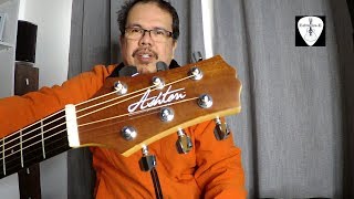 Video thumbnail for Ashton D20 Acoustic Guitar Review Demo by Edwin-E