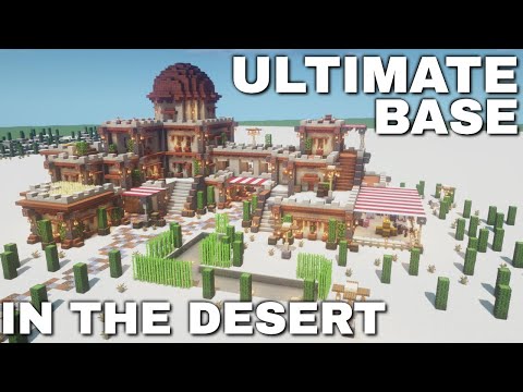 Ultimate Minecraft Base: How to Make the BEST Desert Base in Minecraft Survival (Walkabout 11)