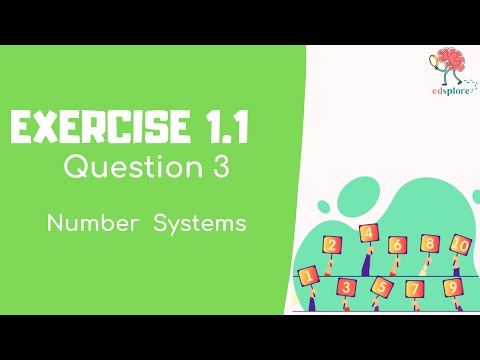 NCERT Class 9 Maths Exercise 1.1 Question 3 | Chapter 1 | Number Systems | Edsplore.com