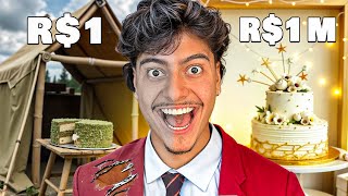 R$1 vs R$1M Party Comparison — Full Breakdown & Transcript