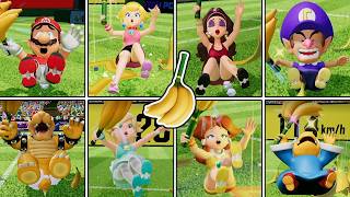 マリオテニスフィーバー 【Switch2】 全キャラ バナナ 転倒モーション集 まとめ ニンテンドースイッチ2