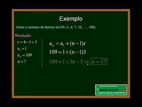 Matemática- Progressão Aritmética (Primeira Parte) 