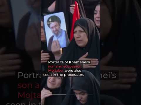 Khamenei’s coffin arrives in holy city of Qom