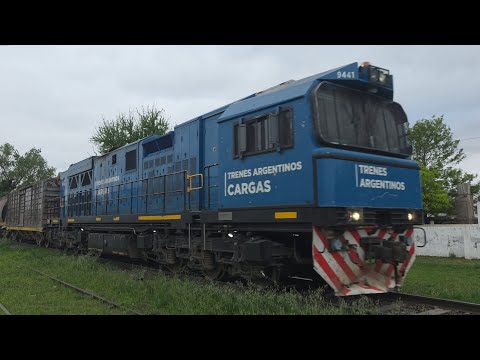 [4K] Tren de tolvas graneras de NCA con destino a General Deheza pasando por Marcos Juárez!!!!!!