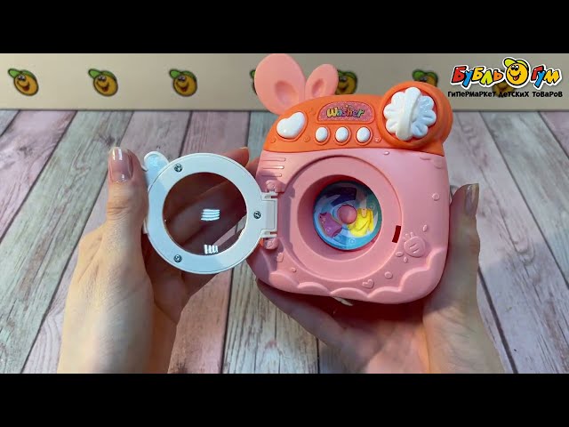 Мебель для куклы Lanson Toys Стиральная машина с аксессуарами с 3лет - видео