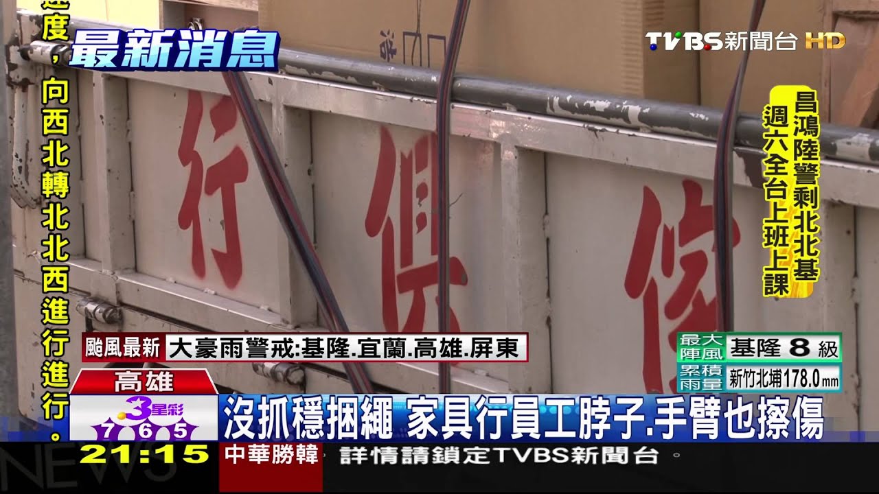 風大釀禍!拋捆繩吹偏 割傷機車上18歲女