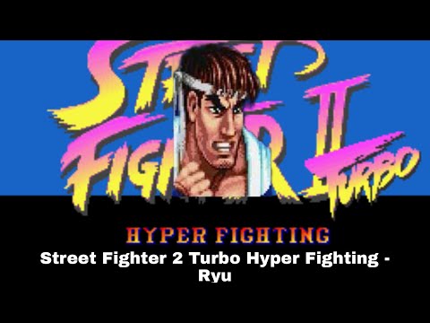 Street Fighter 2 Turbo Hyper Fighting SNES (Ryu)