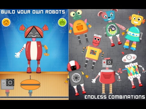 Robot game for preschool kids video