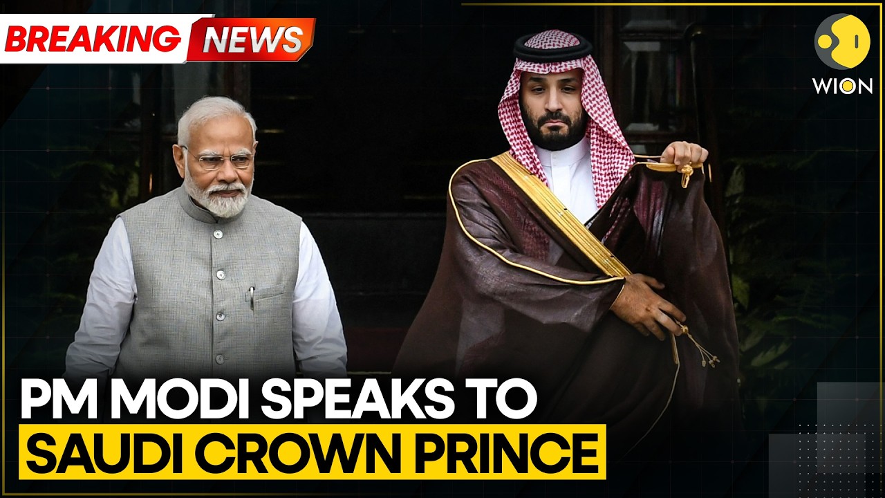 Israel-Iran Conflict: PM Modi Speaks To Crown Prince of Saudi Arabia, Bahrain king | WION Breaking