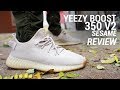 Adidas Yeezy Boost 350 V2 Sesame Review On Feet