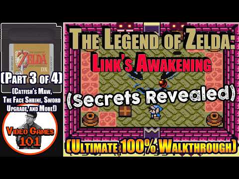 The Legend of Zelda: Link's Awakening Walkthrough (DX) | 100% Guide | Part 3 of 4 | Video Games 101