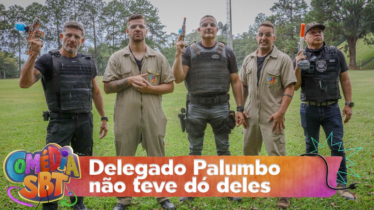Delegado Palumbo desceu a bala no Victor Sarro e Rodrigo Capella | Comédia SBT (02/05/26)