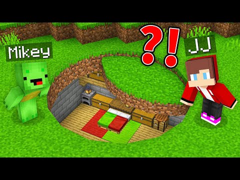 Mikey and JJ Found SECRET ROUND BASE in Minecraft (Maizen)
