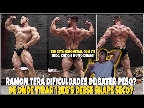 RAMON DINO, ALMOST 20 KGS OVERWEIGHT, WILL HAVE GREAT DIFFICULTIES TO MAKE WEIGHT AT OLYMPIA? SEE!