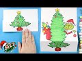 How To Draw A Christmas Grinch Surprise Fold