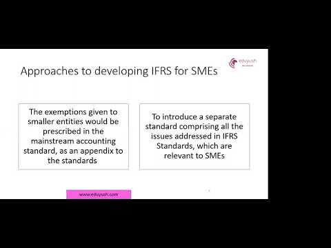 IFRS for SME DipIFR ACCA Training by Eduyush.com