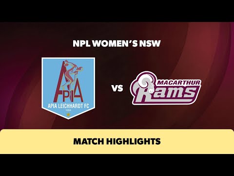 NPL Women's NSW Round 26 Highlights – APIA Leichhardt v Macarthur Rams