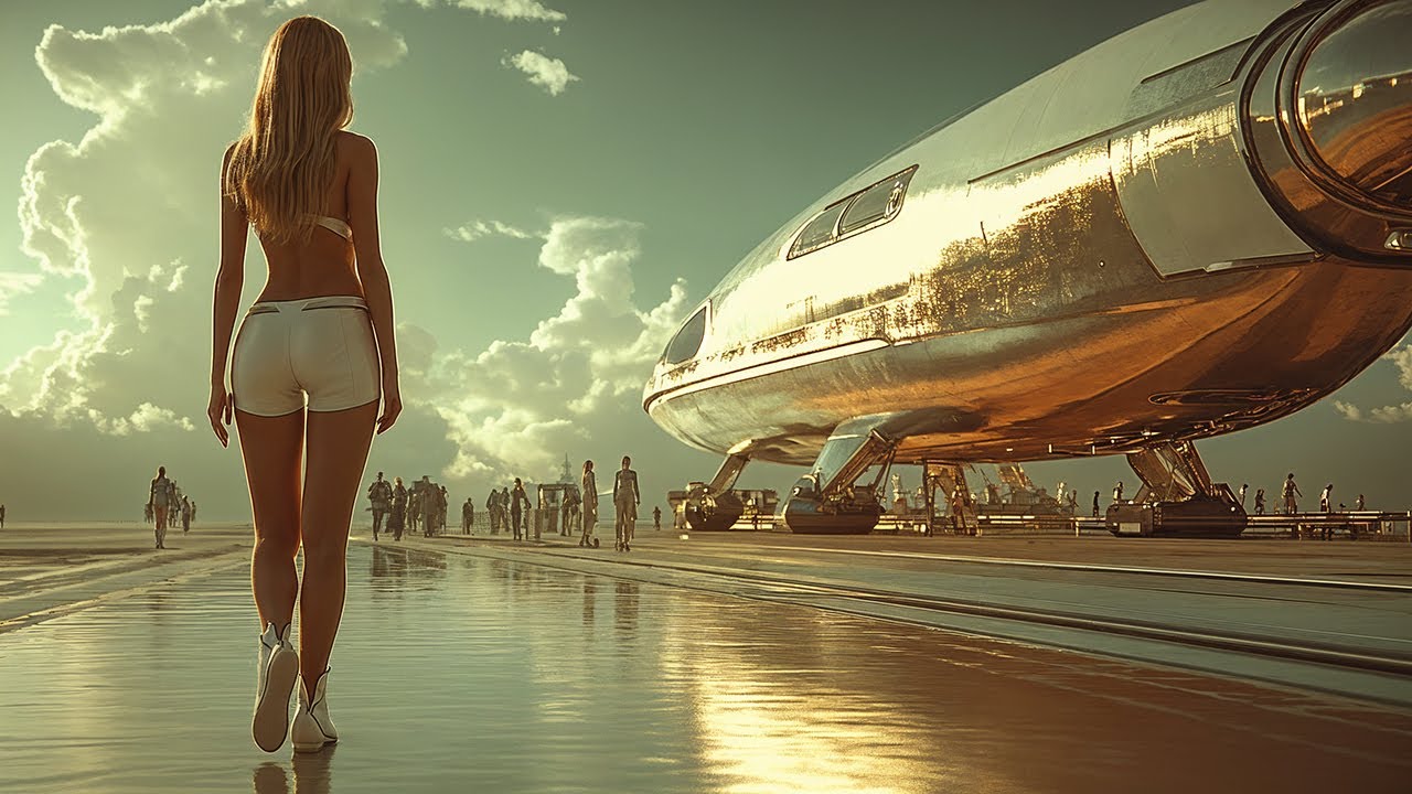 AI Creates the Ultimate Retro Sci-fi Girls Utopia in 8K