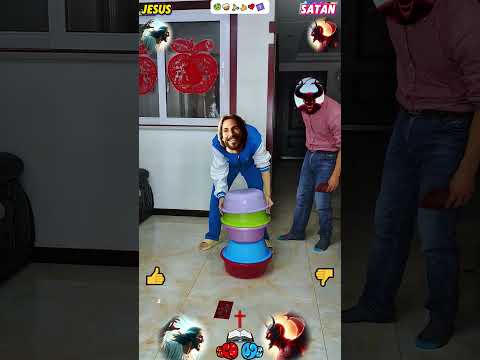 Jesus vs Satan: Battle of Wits ❌👹 ↔️ ✅✝️🙏🙏🙏 #god #fy #jesus #lord #christ #shorts