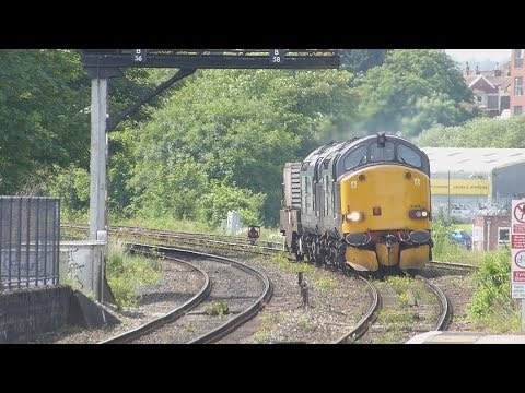 37608 + 37612 Bridgewater Flasks 6m63 @ Bedminstter, Bristol 06-06-14