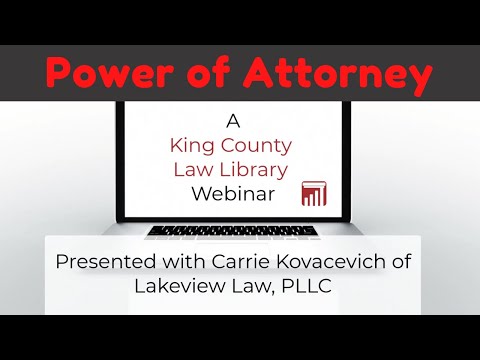 Webinar - Power of Attorney (12/9/2021)