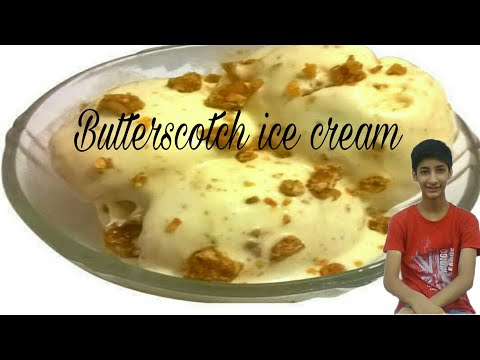 Home Made Yummy butterscotch ice cream #pulkitkitchen #butterscotchicecream