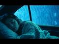 Stop Overthinking Tonight With Heavy Rain Thunder On Rickety Car At Night