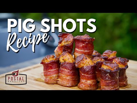 Pig Shots Recipe - How to Make Smoked Pig Shots on the Grill - BBQ Appetizers