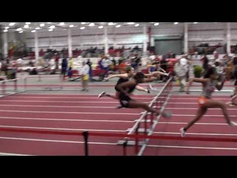 2020 Husker Invite - Women's 60m Hurdle Prelims - Heat 2