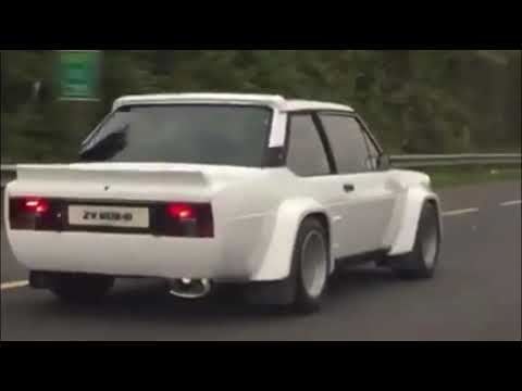 Fiat 131 Abarth Replica on the road