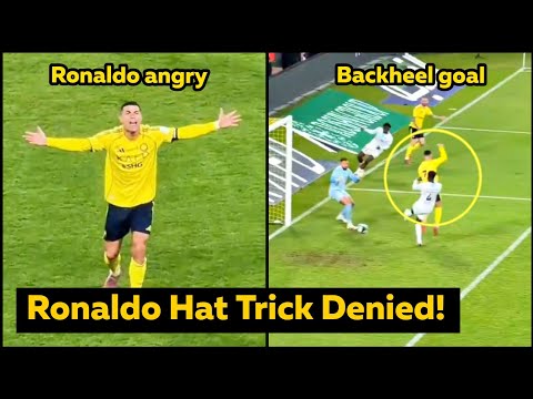 Ronaldo FURIOUS after his Hat Trick goal ruled out for Al Naser