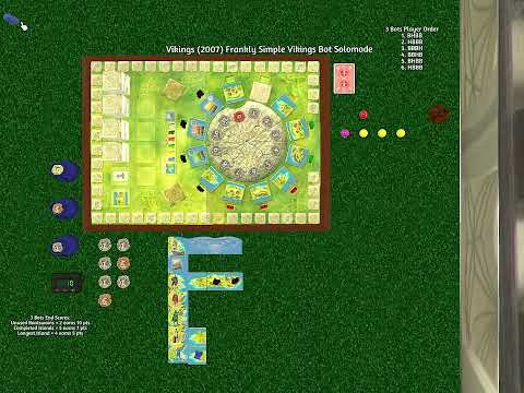 Vikings (boardgame) - a Frankly Simple solo playthrough (with 3 Bots)