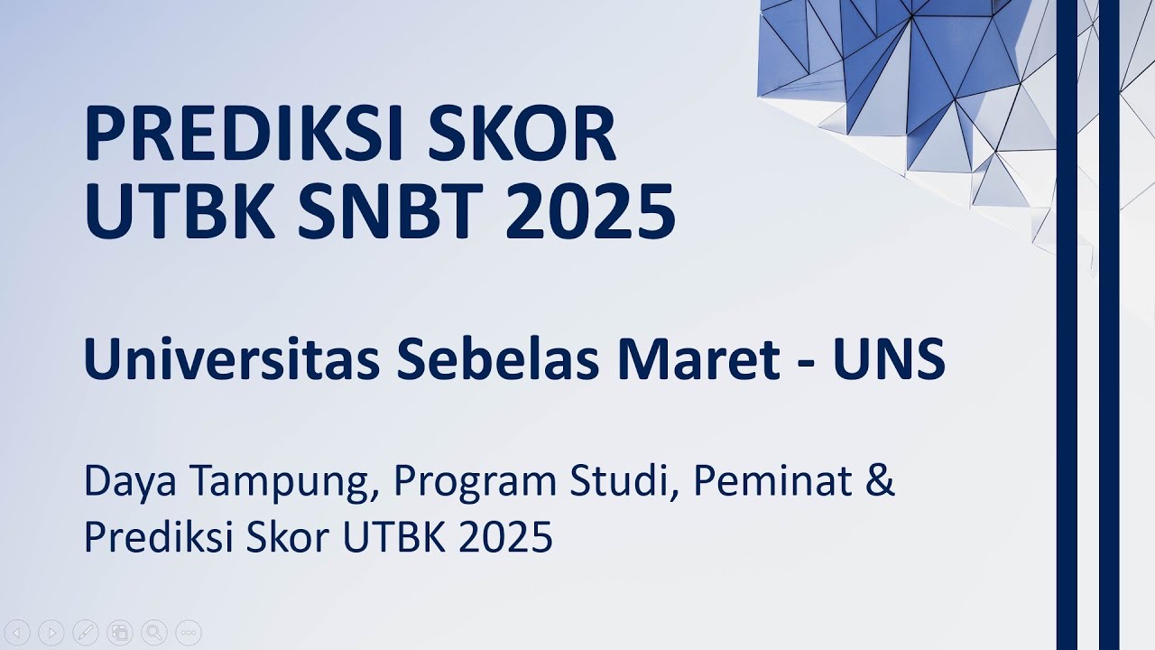 DAYA TAMPUNG || PEMINAT & SKOR UTBK UNS 2025 || UNIVERSITAS SEBELAS MARET