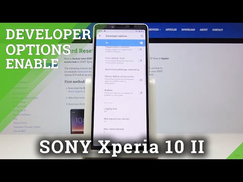 How to Activate Developer Options in SONY Xperia 10 II – Developer Settings