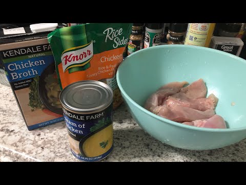 THE BEST ONE PAN CHICKEN & RICE RECIPE |TIKTOK FOOD HACK😋