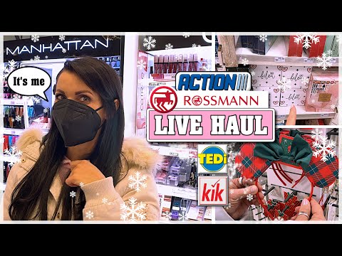 LIVE HAUL mit meiner MAMA | XXXL ROSSMANN Shopping VLOG | ACTION TEDI KIK | Frühlingsrolina