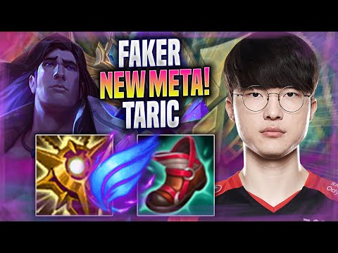 FAKER CRAZY NEW META TARIC TOP! - T1 Faker Plays Taric TOP vs Jayce! | Seasom 2022