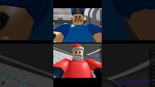 Download lagu Barry's Jumpscare VS Santa's Jumpscare 🔥 #roblox #shorts | Barry's Prison Run Obby Christmas Update mp3