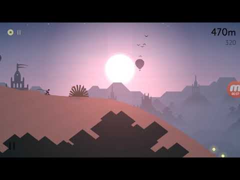 Alto's odyssey. Land 1500 points combo