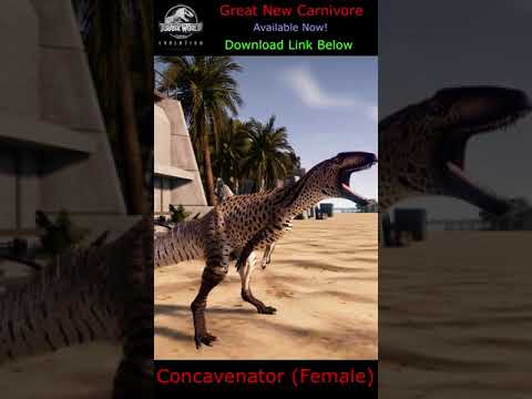 Another Great Carnivore Added - Concavenator - Download link Included - #shorts