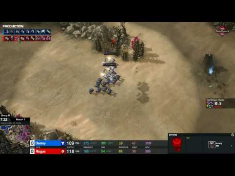 VSL SC2 - Rogue vs Bunny - 2017 Season1 - Ro16 Group B Match1 1Set