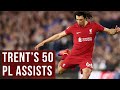 TRENT ALEXANDER-ARNOLD'S FIRST 50 PREMIER LEAGUE ASSISTS