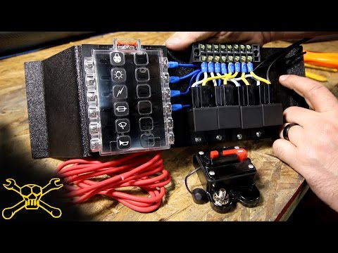 How To Make A Power Relay / Fuse Block | Automotive Wiring