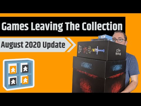 Games Leaving My Collection: August 2020 Update