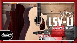 Video thumbnail for Larrivee Guitars - LSV-11 LR Baggs iMix | 4K Video by Heartbreaker Guitars