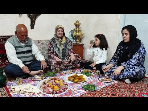 Daily Routine village life : “Cherry Chicken” in the Rustic and Old Way Recipe