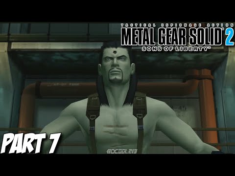 Let's Play Metal Gear Solid 2 Sons of Liberty HD - Part 7 - Vamp Boss Battle - Playstation 3
