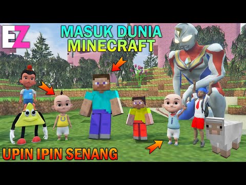 UPIN IPIN MASUK KEDUNIA MINECRAFT, MENGANTAR KEJU JOGET - GTA 5 BOCIL SULTAN