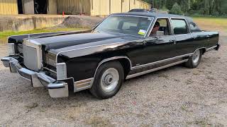 1979 Lincoln Continental Town Car Walk Around and Drive By